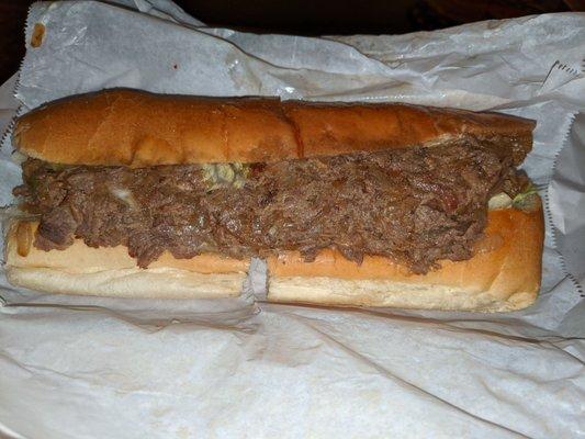 8" steak sub