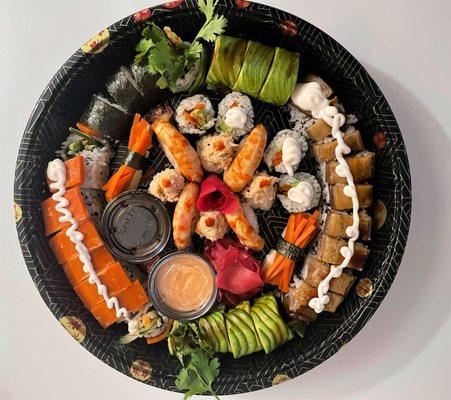 The Vegan Sushi Platter