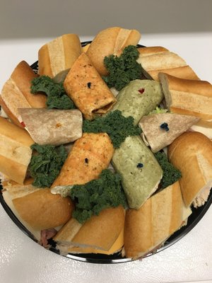 Sandwich and wrap platter