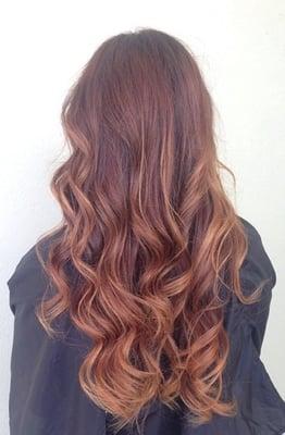 Beautiful color with lighter ends