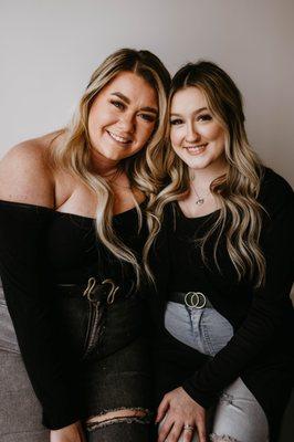 Meg & Victoria, the owners of Opal & Blush