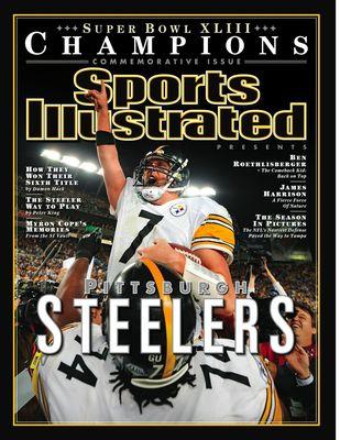 Sports Illustrated cover after the Steelers won Super Bowl XLIII in 2009 (2008 season).