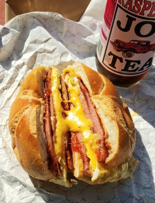 Summit & Main's "Real" Taylor Ham, Egg, and Cheese Sandwich,  It's The Real Deal!!