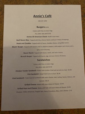 Annie's Burgers & Fries