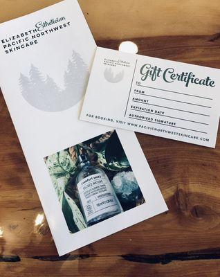 Don't forget to buy the gift certificates for those people who are hard to buy for! Everyone loves a spa day‍