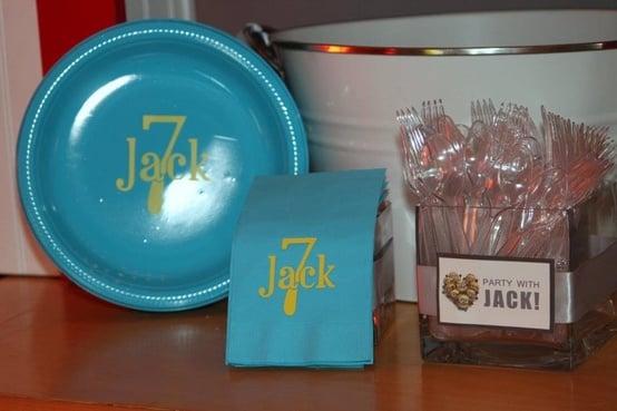 Personalized plates and napkins!