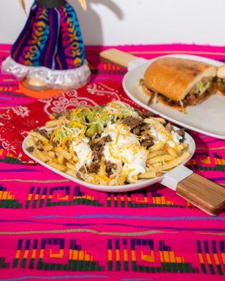 Cotixan Fries & Adobada Torta