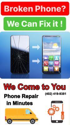 We come to you to fix your phone