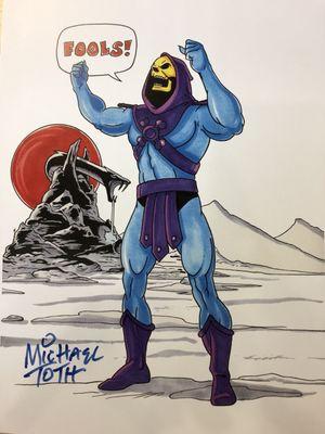 6/2/18. Saturday. 2018 Longview Comic Con. Michael Toth. Animator. He-Man and The Masters of The Universe. She-Ra: Princess of Power.