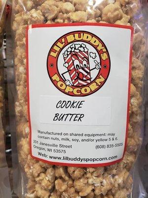 The famous cookie butter popcorn