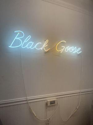 Black Goose sign