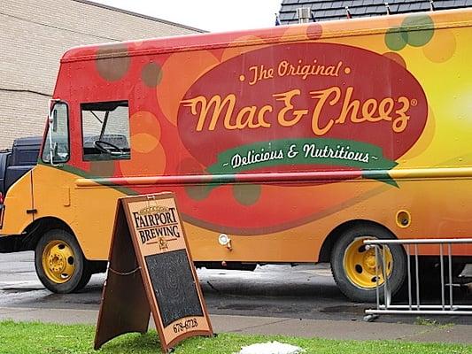 Mac & Cheez food truck at The Fairport Brewery tonite :)