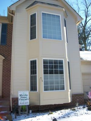 Double Bay Windows and Trim