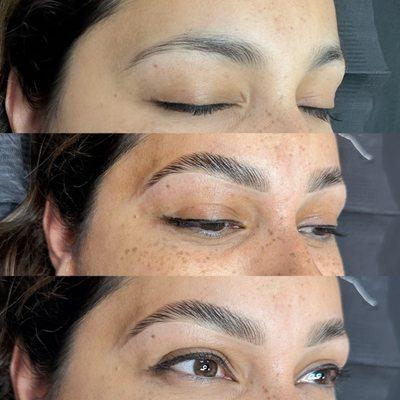 Brow Lamination, Stain and Wax