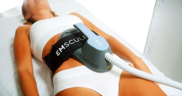 Now at TLC, EmSculpt Neo. 30% reduction in fat, 25% increase in muscle, just 4 30-min sessions!