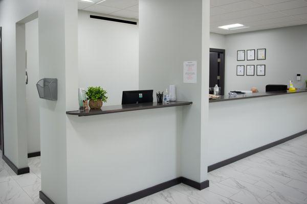 Reception area