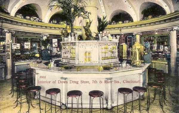 Dow Drugs, the pharmacy with soda counter that occupied Groton in 1890.