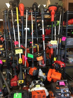 Plenty of landscaping equipment to choose from