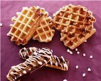 We offer the original white, whole wheat and Belgian Chocolate hand dipped.