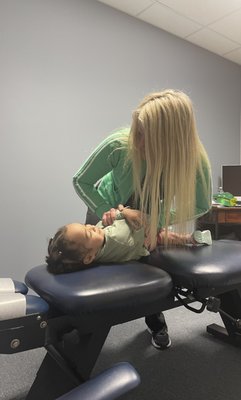 Pediatric Pelvic Adjustment with Dr. Mary McAndrews