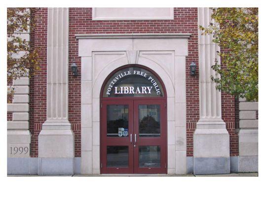 Front entrance of the Pottsville Free Public Library.