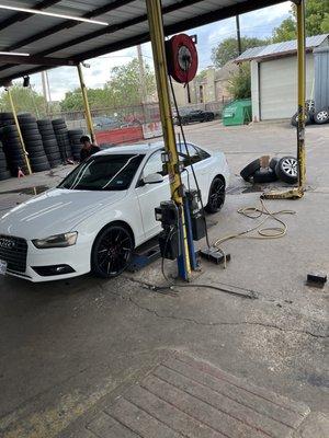 Audi A4 on 20s