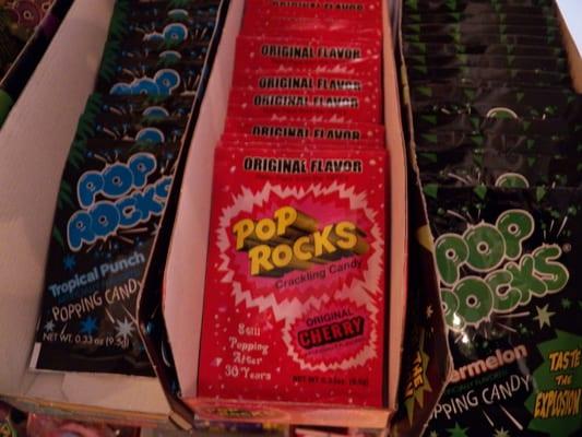 Many flavors of Pop Rocks!