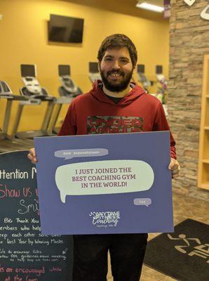 New member Welcome to Anytime Fitness Family, Chase! We are excited to get you back into the swing of consistent workouts!