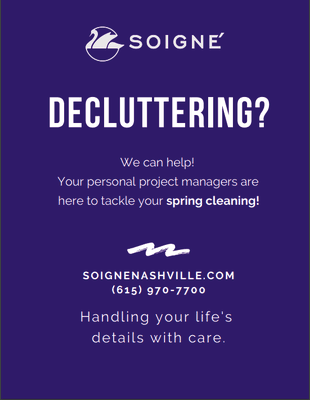 Decluttering? Soigne can help!