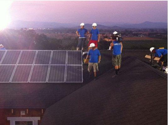 Grape Solar On Extreme Makeover Home Edition!