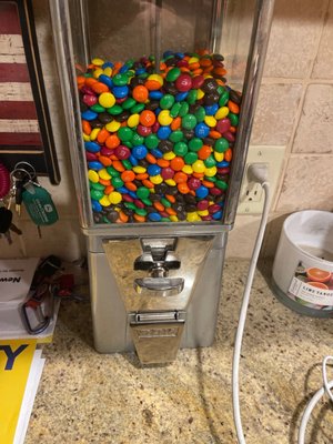 Finished gumball machine.