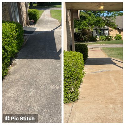 Concrete cleaning