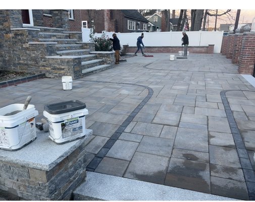 This is the finished result of the patio done really happy another happy customer