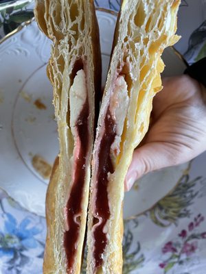 Guava and cheese pastry