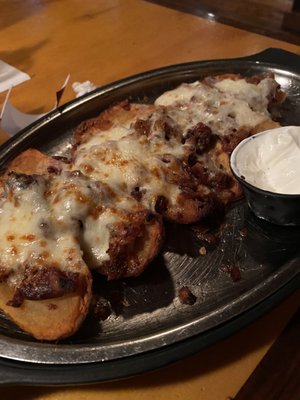 Loaded potato skins