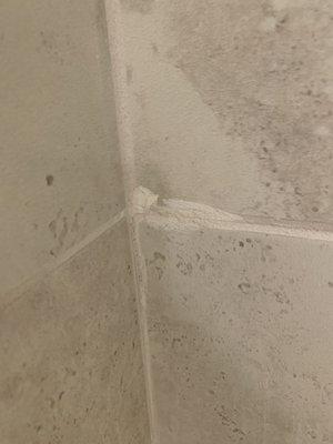 Terrible job with the grout