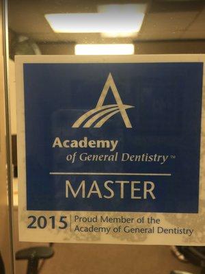 Dr. David C. Rainwater, Master of the Academy of General Dentistry