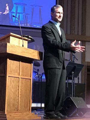 Senior Pastor Tim Cox