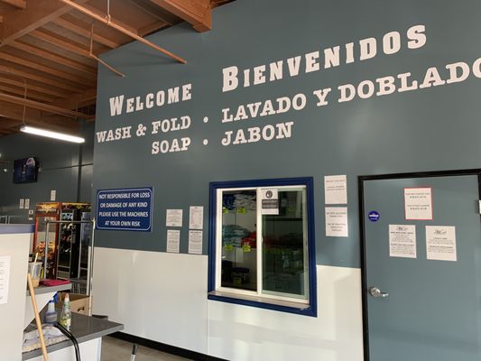 All are welcome at the laundromat in North Hills, Ca