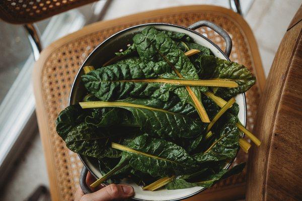 fresh farmed greens