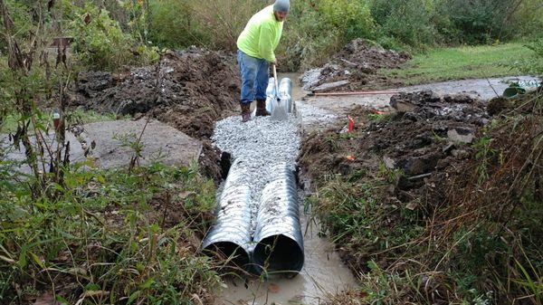 DRAIN PIPE INSTALL