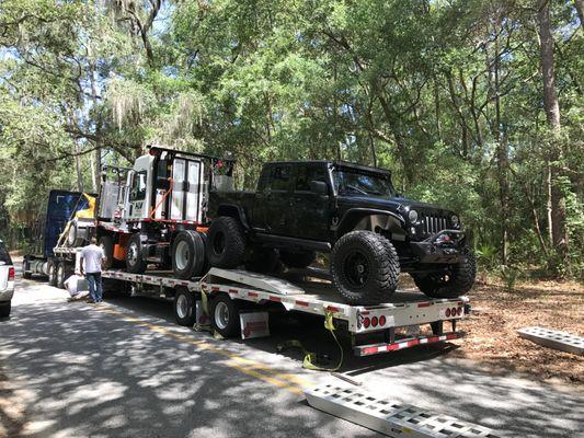 Jeep Transport Bluffton SC to Los Angles, California