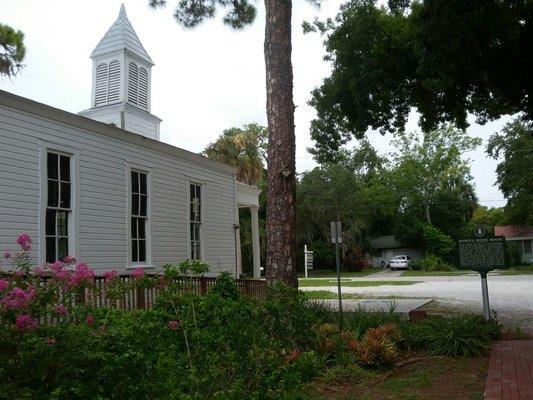 Sideview of church