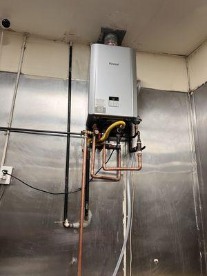 Install Tankless Water Heater