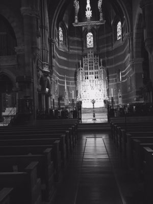 The nave and sanctuary