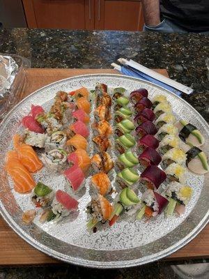 Sushi platter