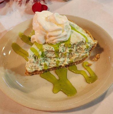 Key lime pie.