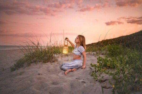 Fine art beach session on location.