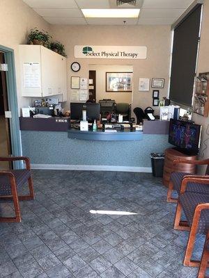 Front office and waiting room