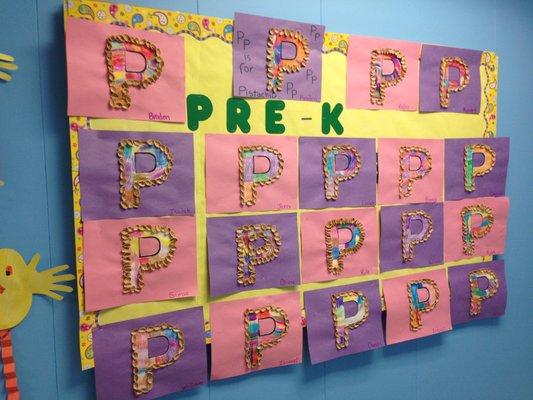 PreK3- P is for Pistachio